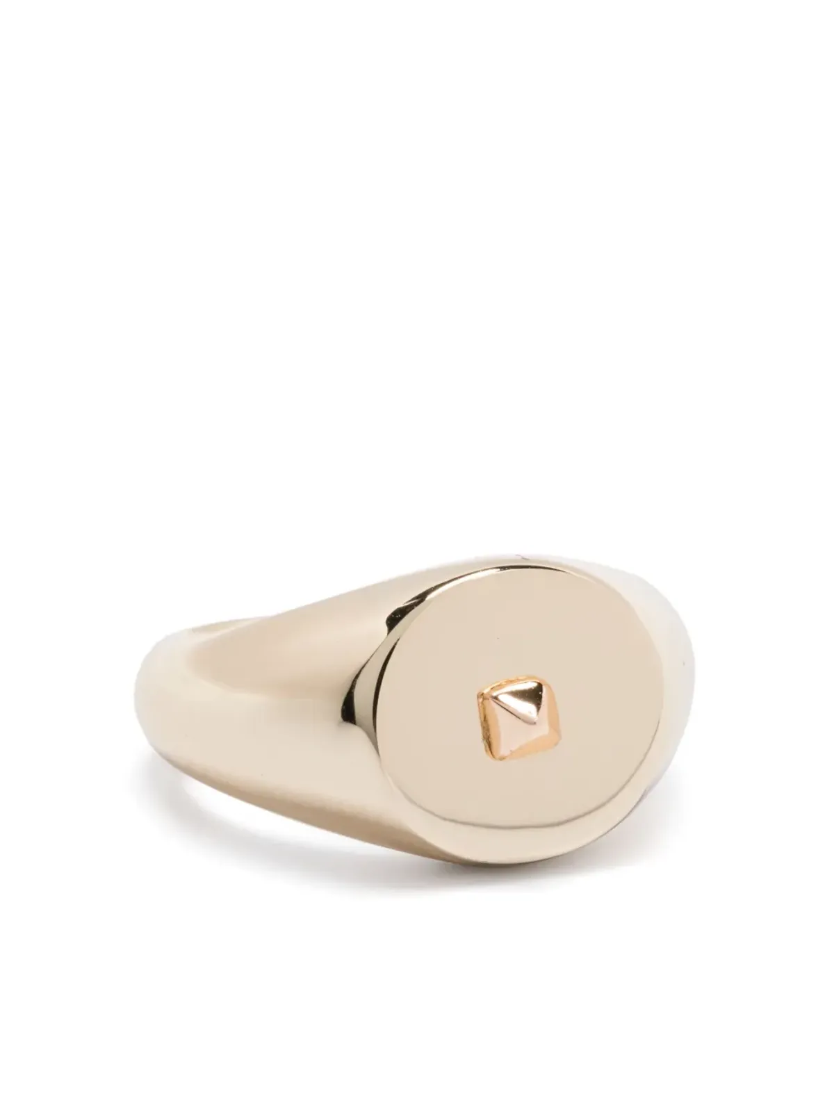 Eddie Borgo ミニ ピラミッド シグネット リング - Gold - 画像1