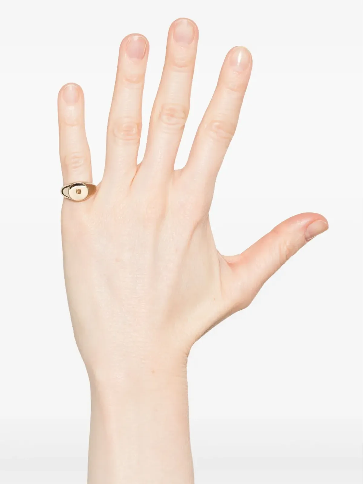 Eddie Borgo ミニ ピラミッド シグネット リング - Gold - 画像2