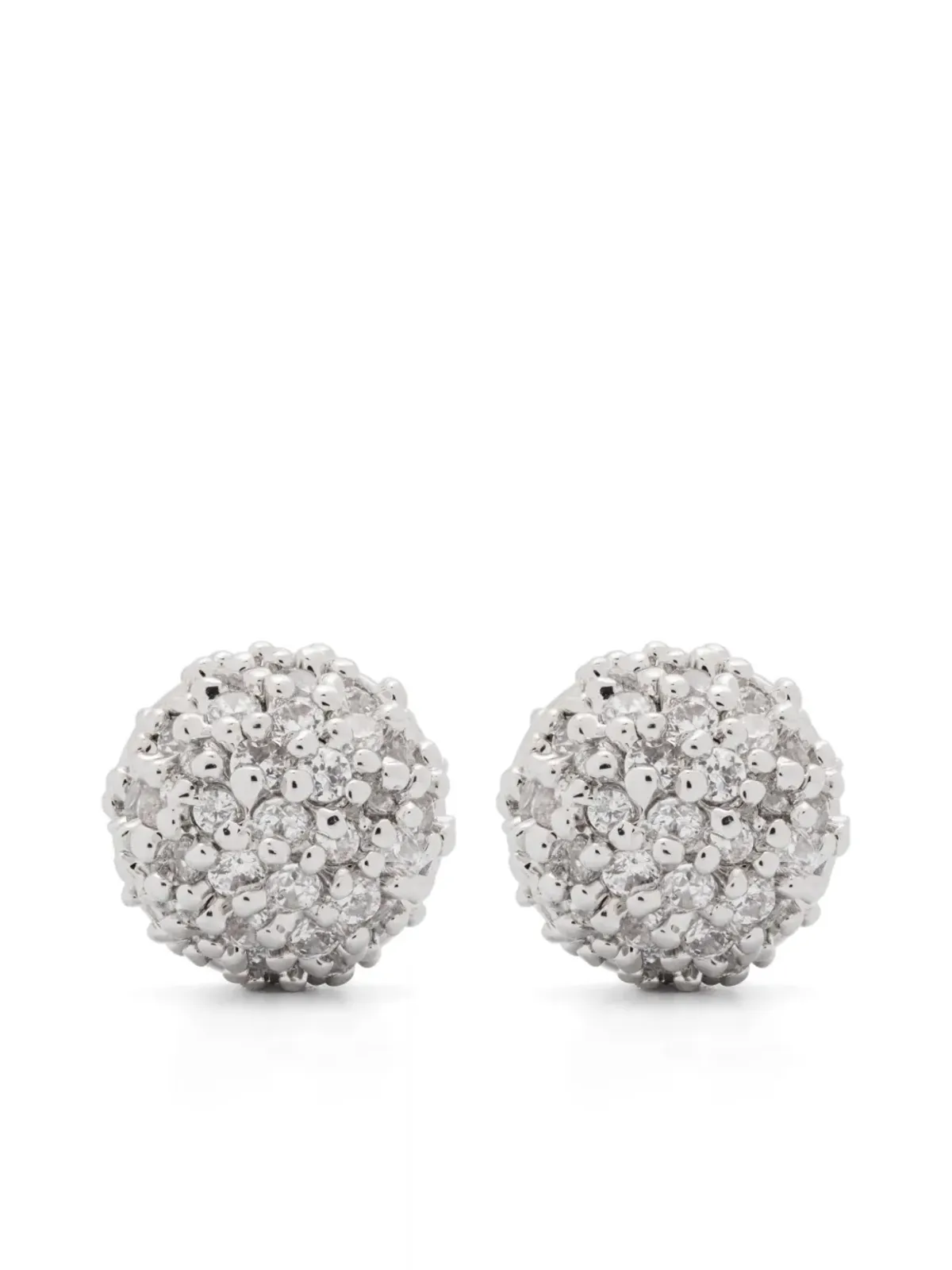 Eddie Borgo Pavé Dome earrings - Silver - 画像1