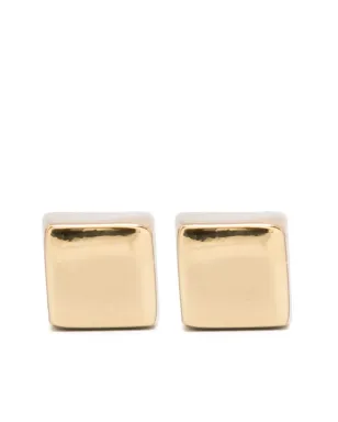 Eddie Borgo ミニ キューブ ピアス - ゴールド - サムネイル1