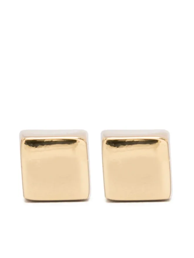 Eddie Borgo Eddie Borgo ミニ キューブ ピアス - ゴールドの商品画像