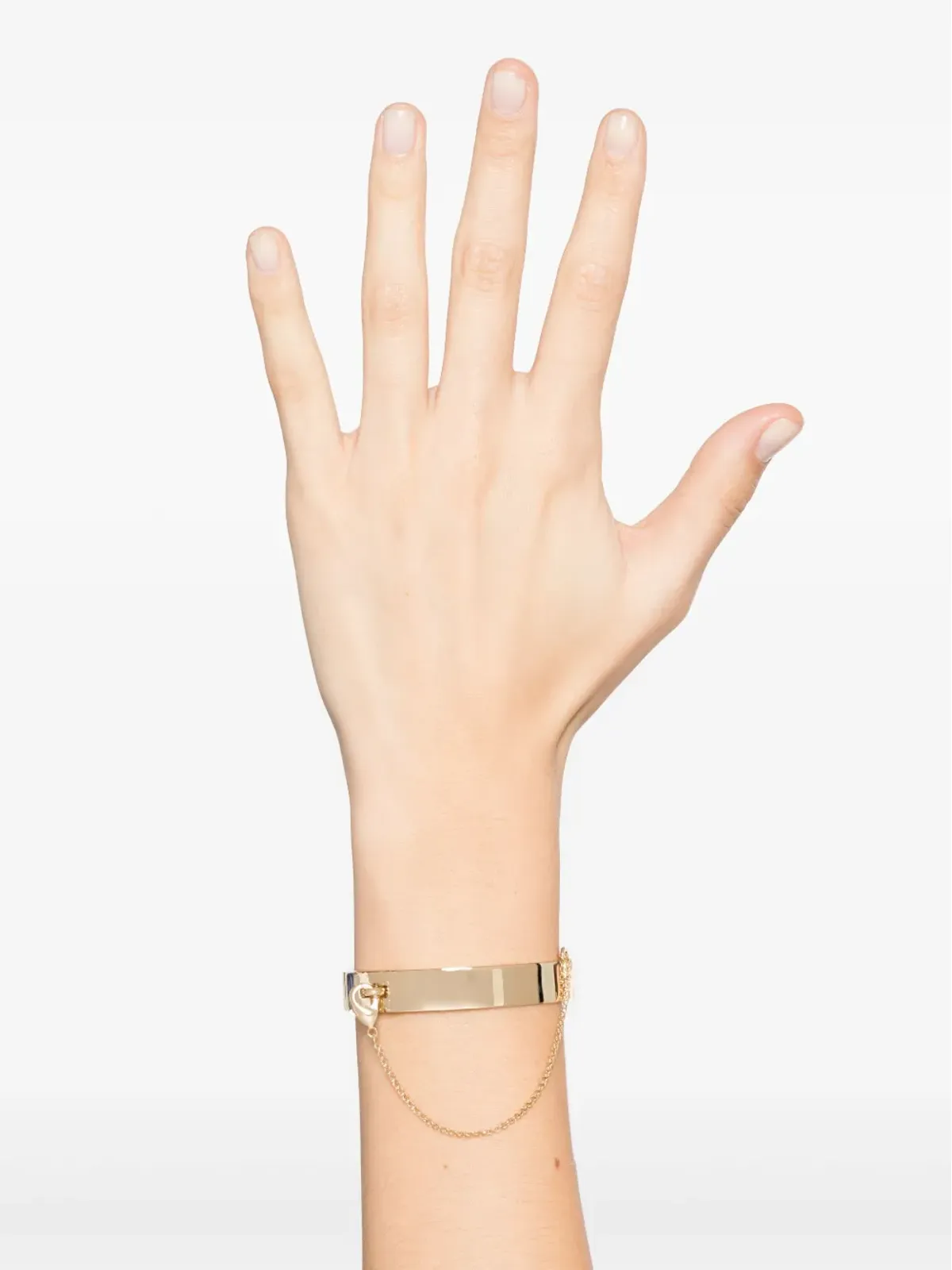 Eddie Borgo ミディアム セーフティチェーン ブレスレット - ゴールド - 画像2