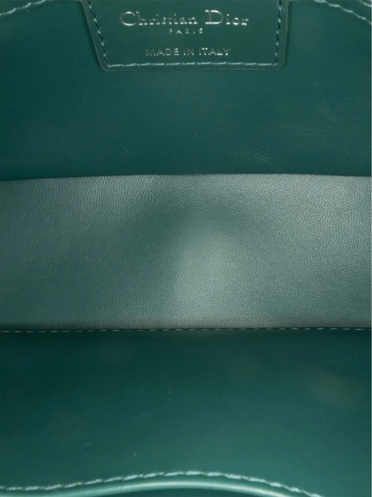 ビンテージ Christian Dior 2022年 スモール ツイード Macrocannage Caro クロスボディバッグ - グリーン - 画像5