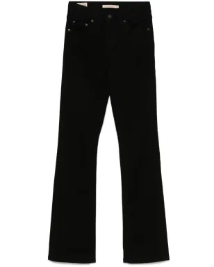 Levi's 725 ブートカットジーンズ - ブラック - サムネイル1