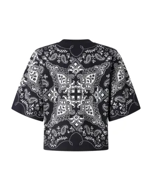 PINKO ペイズリー柄 Tシャツ - グレー - サムネイル2