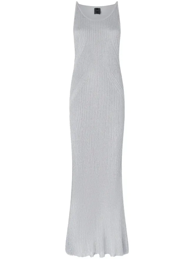 PINKO PINKO ニットロングドレス グレーの商品画像