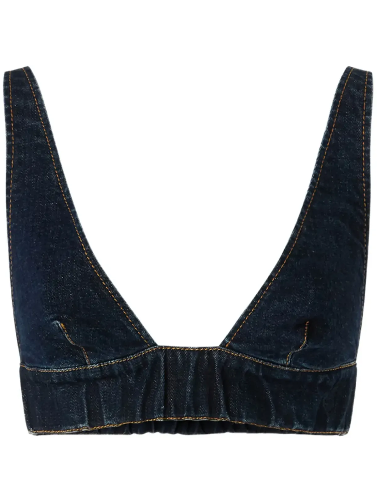 PINKO デニム クロップトップ - 画像1