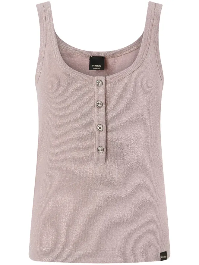 PINKO PINKO ボタン付きプラケット タンクトップの商品画像