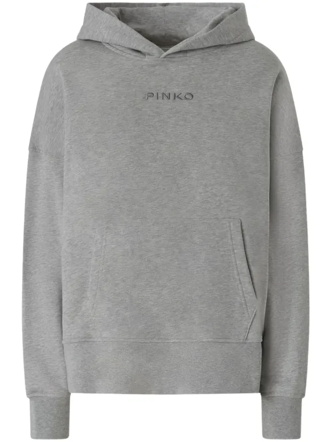 PINKO PINKO 刺繍入りパーカー グレーの商品画像