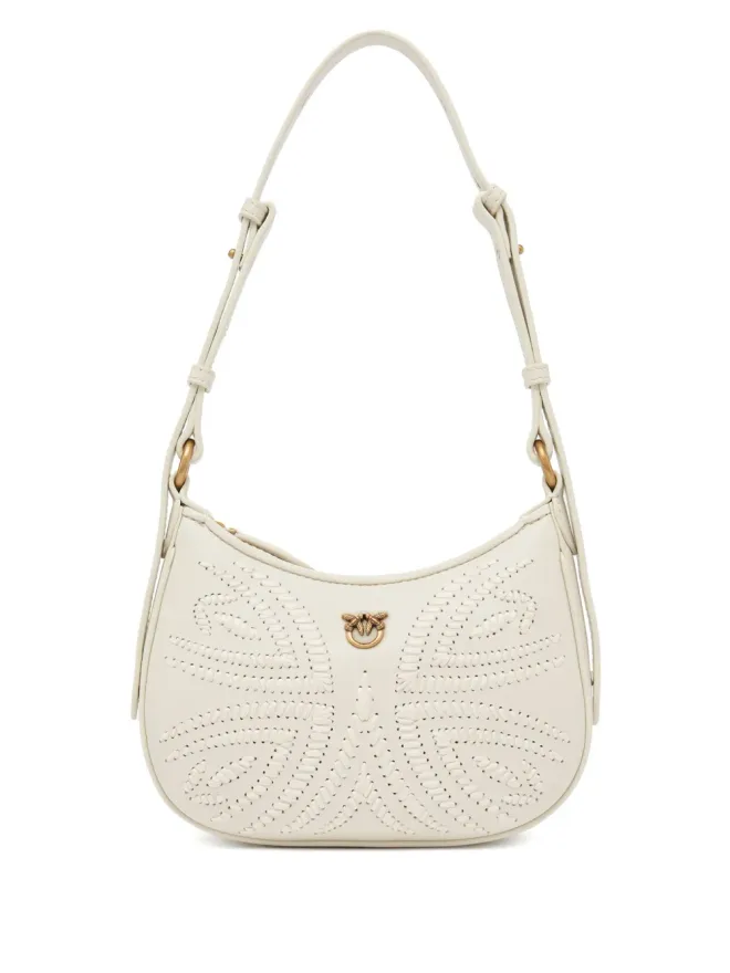 PINKO PINKO ハーフムーン型ショルダーバッグ - ホワイトの商品画像