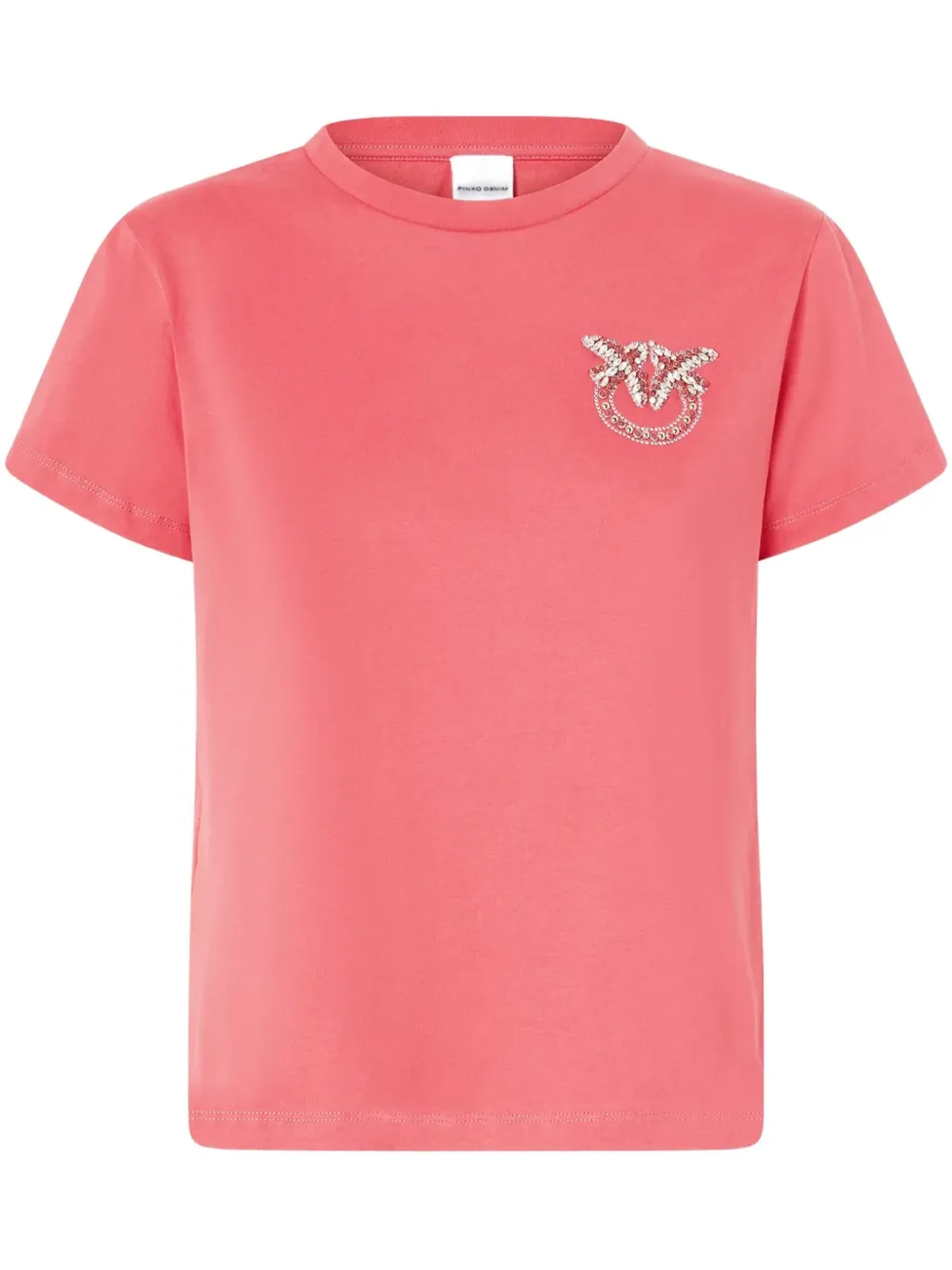 PINKO Love Birds-刺繍入り Tシャツ - 画像1