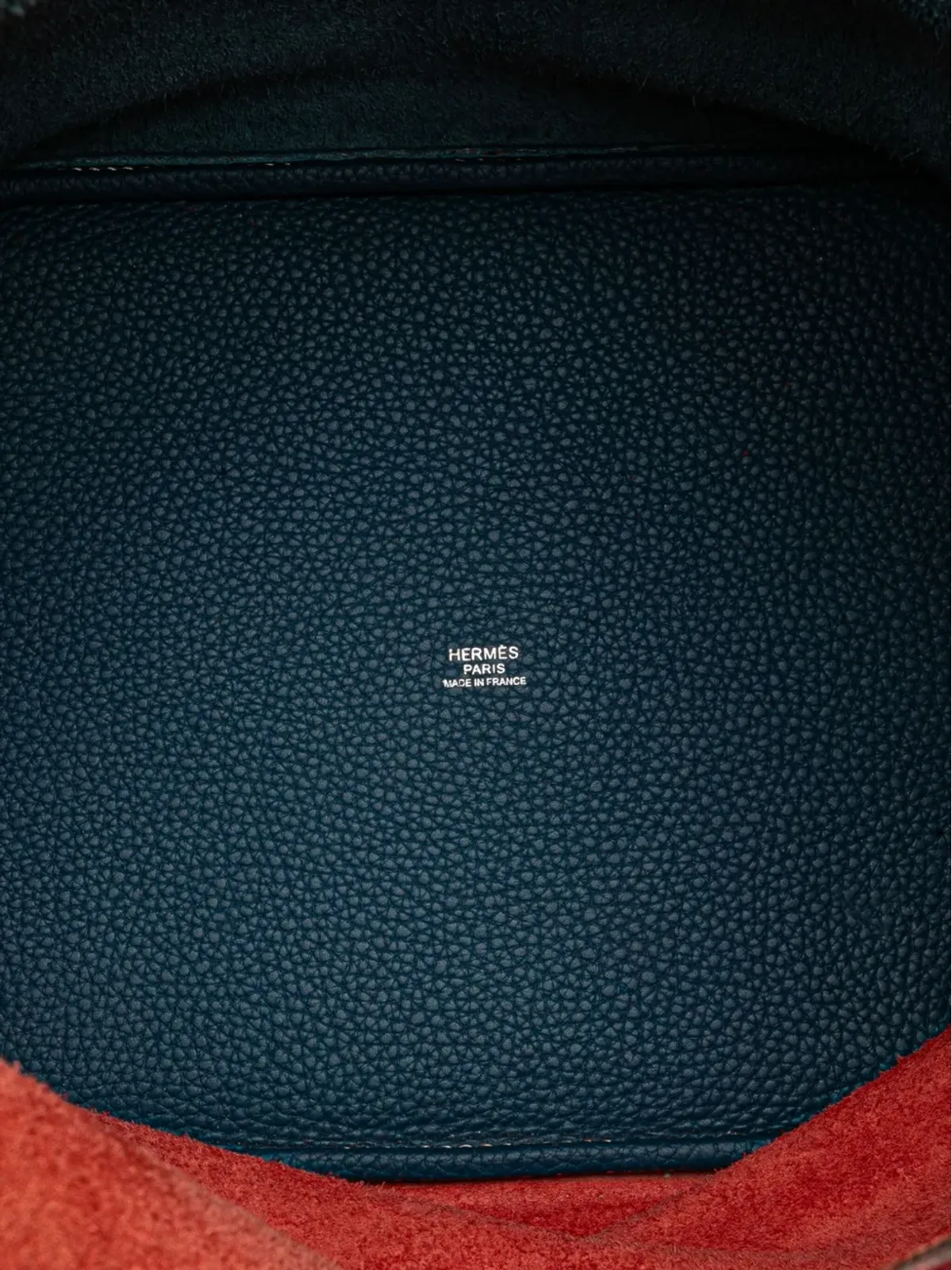 Hermès ビンテージ 2012 バイカラー Clemence Picotin Lock 22 ハンドバッグ - Blue - 画像5