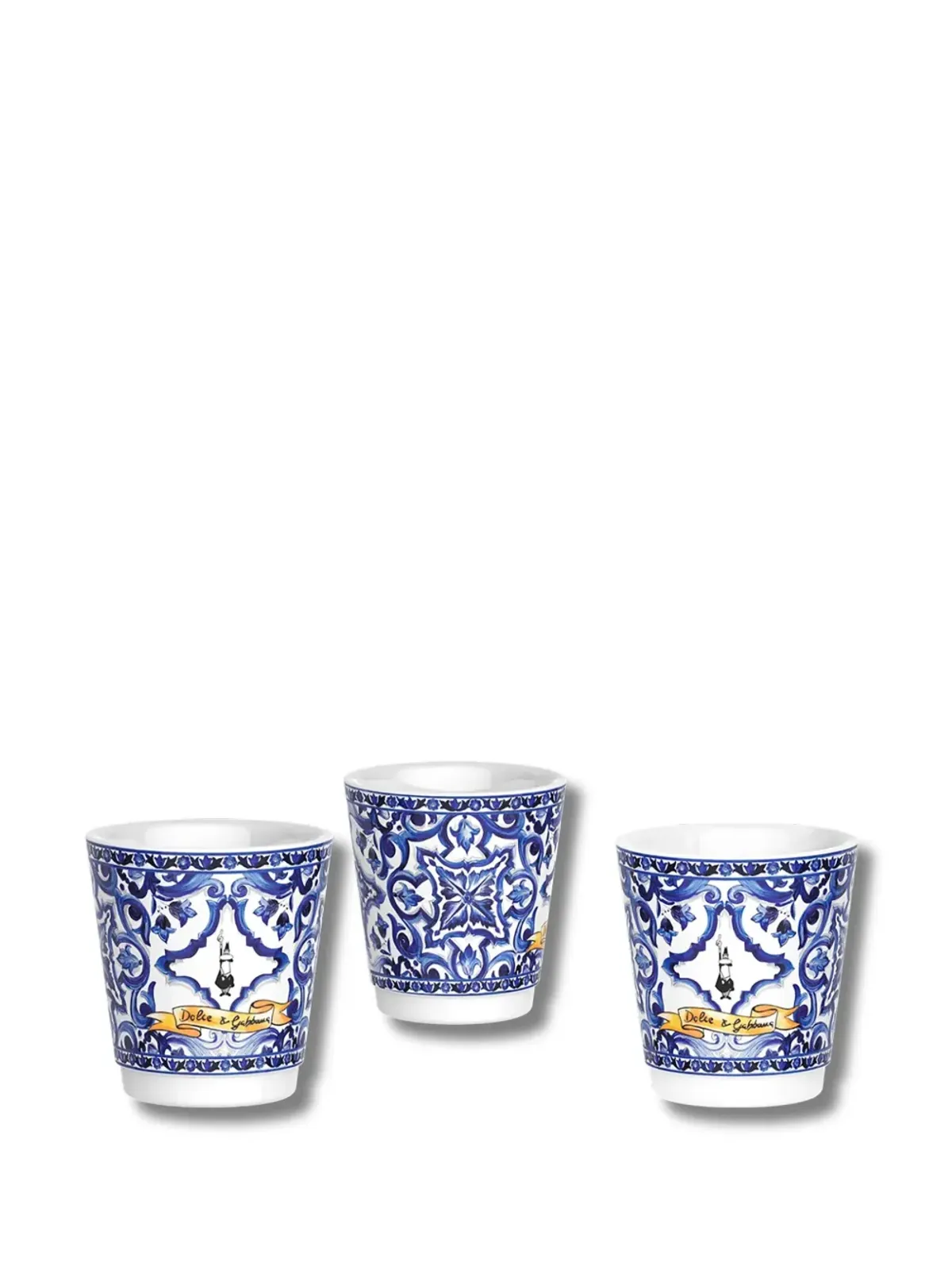 Bialetti x Dolce & Gabanna Moka Express Blu Mediterraneo セット（3名用） - 画像2