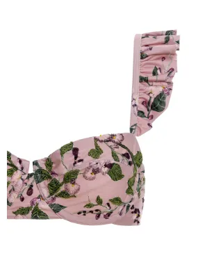 Agua By Agua Bendita Kiwi Wisteria bikini top - Pink - サムネイル2