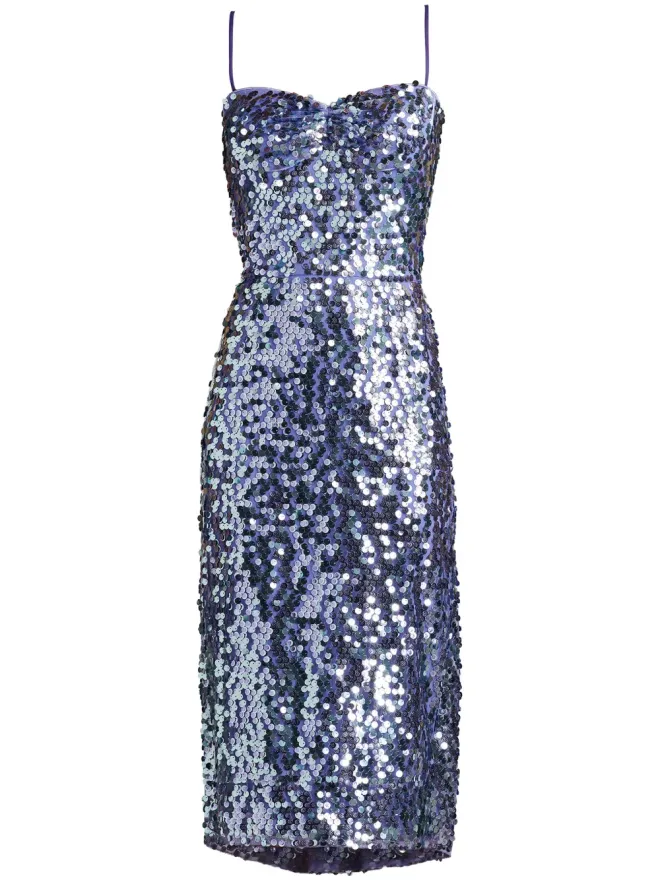 Tadashi Shoji Tadashi Shoji ミカラードレス - Purpleの商品画像