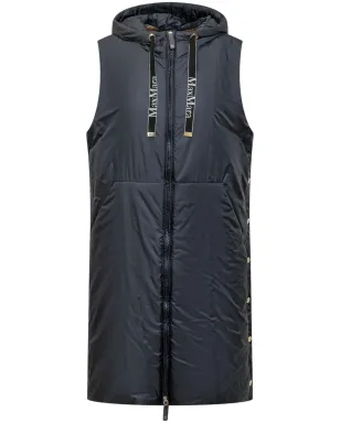 Max Mara 撥水キャンバス地ジレ - ブラック - サムネイル1