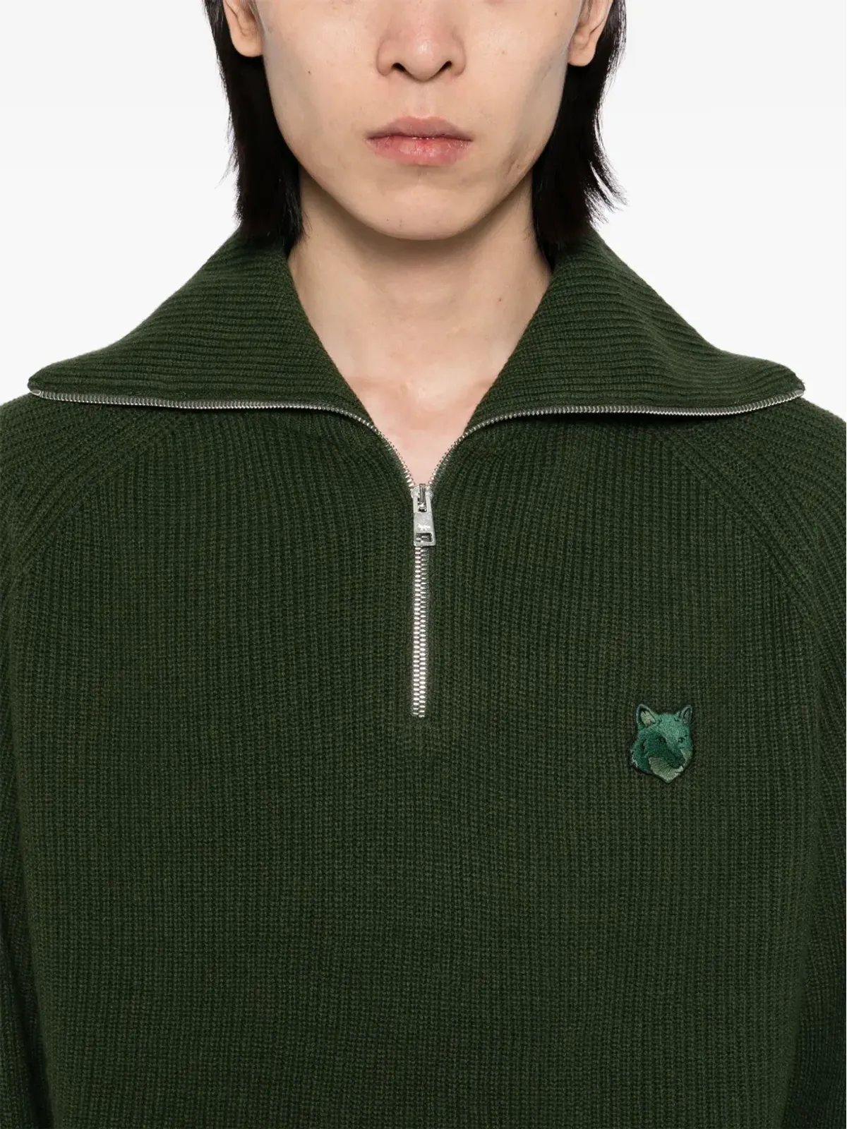 Maison Kitsuné ジップカラー ジャンパー - 画像5