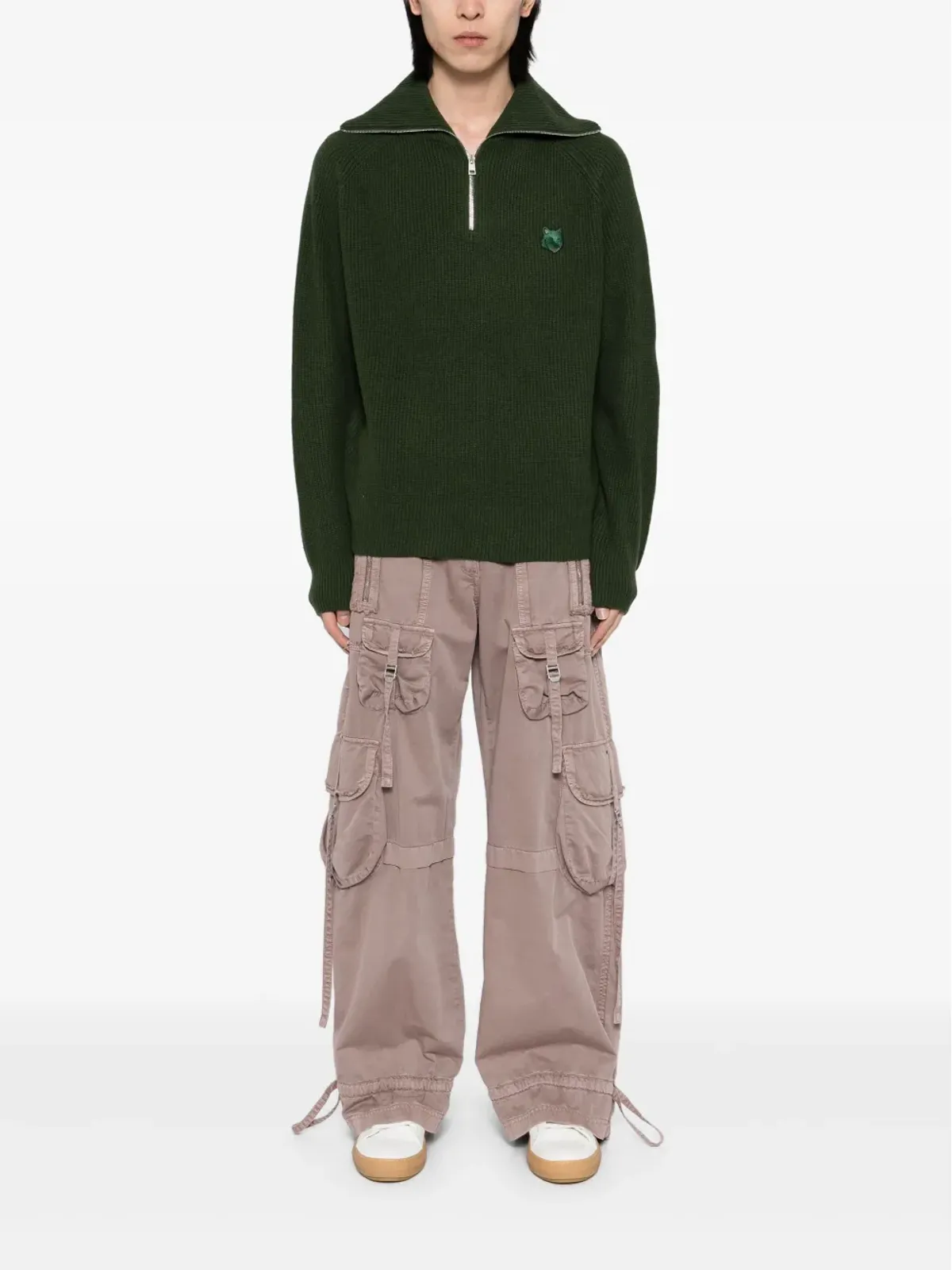 Maison Kitsuné ジップカラー ジャンパー - 画像2