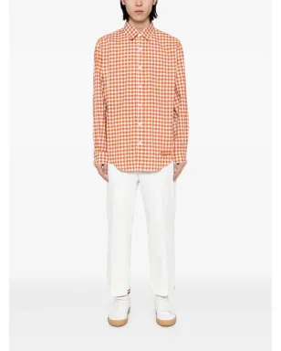 Maison Kitsuné ギンガムチェックシャツ - Orange - サムネイル2