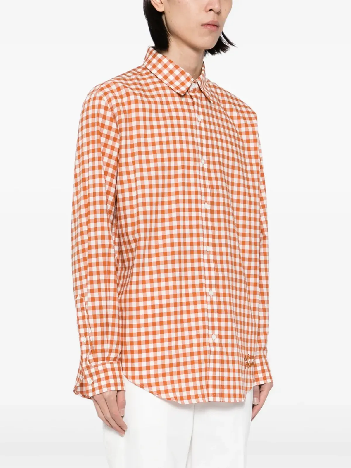 Maison Kitsuné ギンガムチェックシャツ - Orange - 画像3