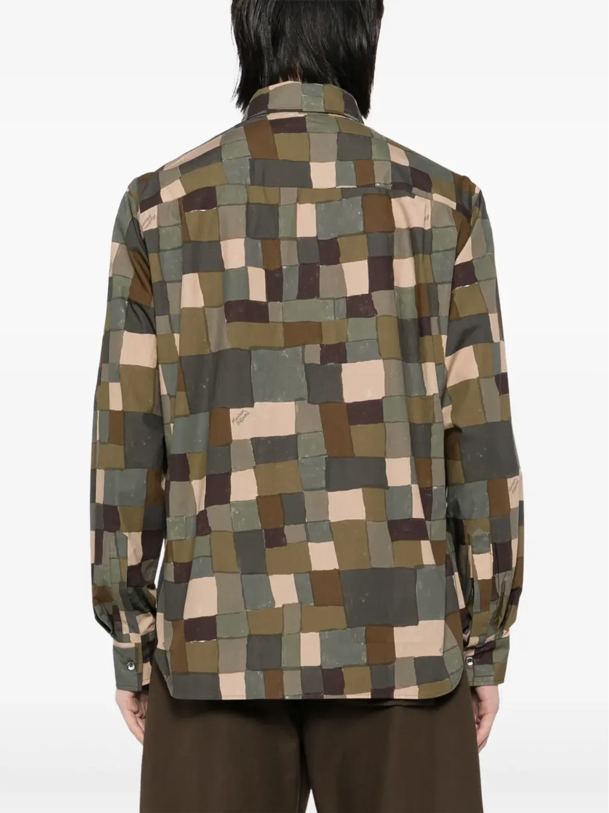 Maison Kitsuné 幾何学柄プリントシャツ - 画像4