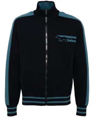 Maison Kitsuné ジップアップセーター - Blue - サムネイル1