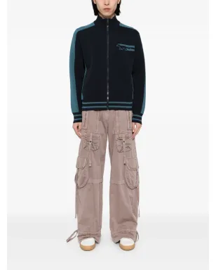 Maison Kitsuné ジップアップセーター - Blue - サムネイル2