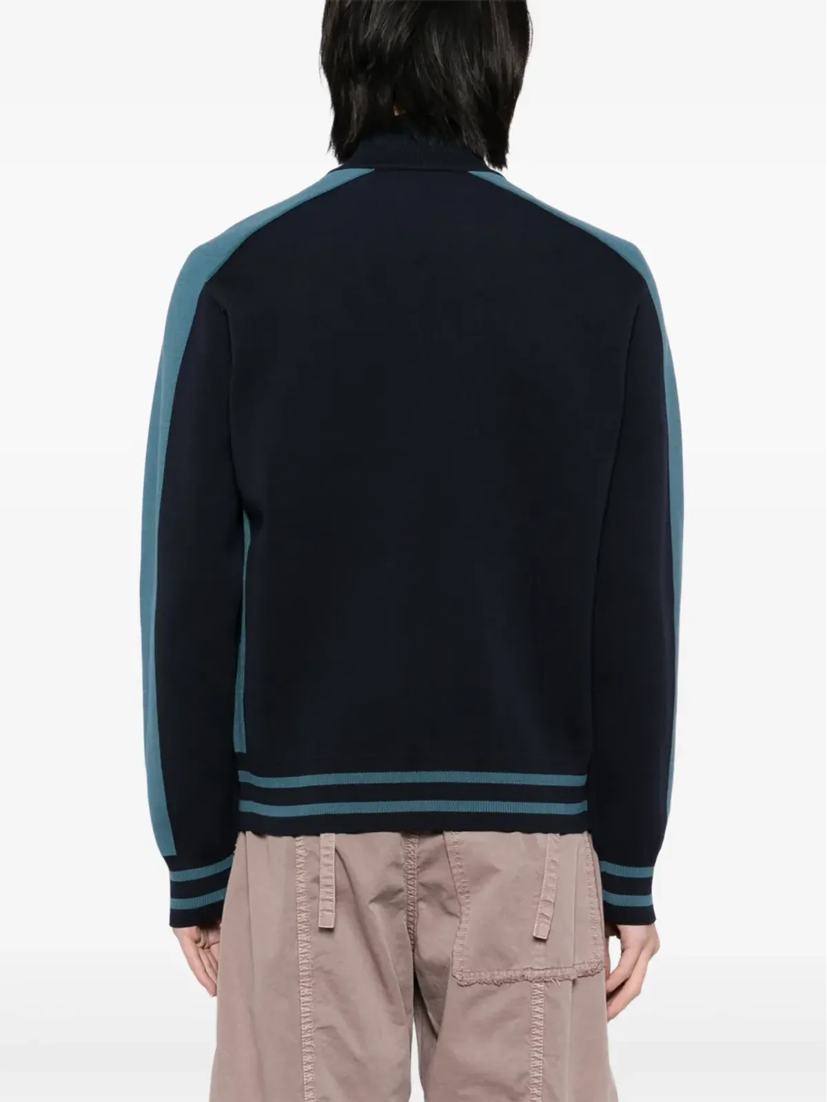Maison Kitsuné ジップアップセーター - Blue - 画像4