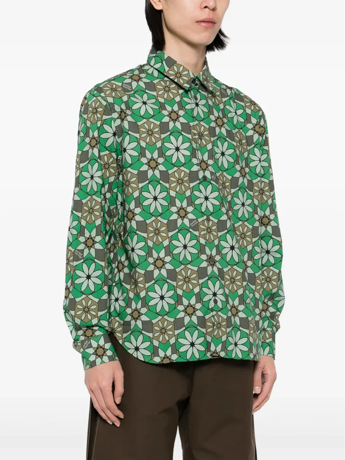 Maison Kitsuné 花柄プリントシャツ - 画像3