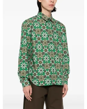 Maison Kitsuné 花柄プリントシャツ - サムネイル3