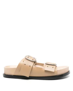 Jil Sander Pre-Owned レザーサンダル - サムネイル1