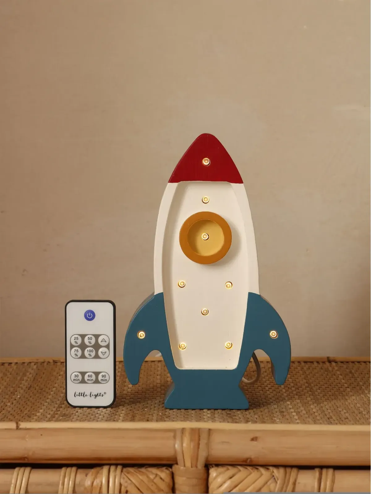 Little Lights ミニ Space Rocket ランプ - 画像3