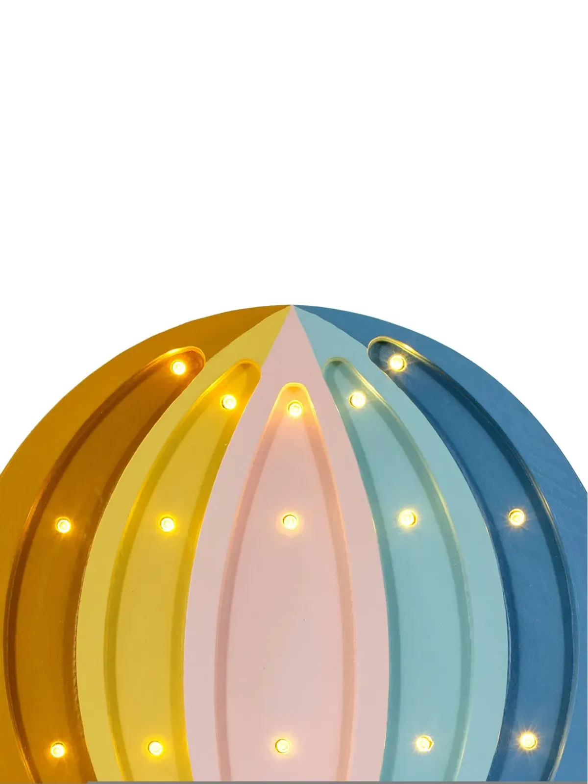 Little Lights ホットエアバルーン ランプ ピンク - 画像2
