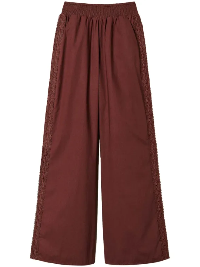 TWINSET TWINSET ウーブンパンツ ブラウンの商品画像