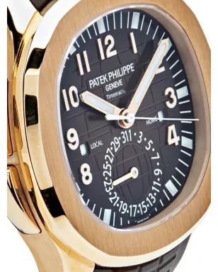 Patek Philippe Pre-Owned アクアノート Travel Time Tiffany & Co. - ブラウン - サムネイル4