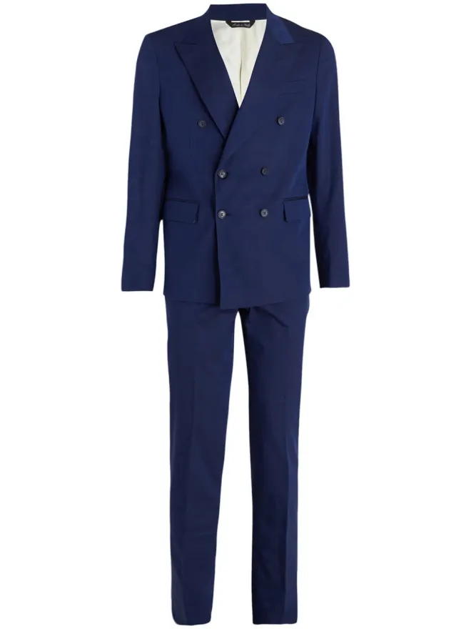 Brian Dales Brian Dales ダブルブレストスーツ ブルーの商品画像