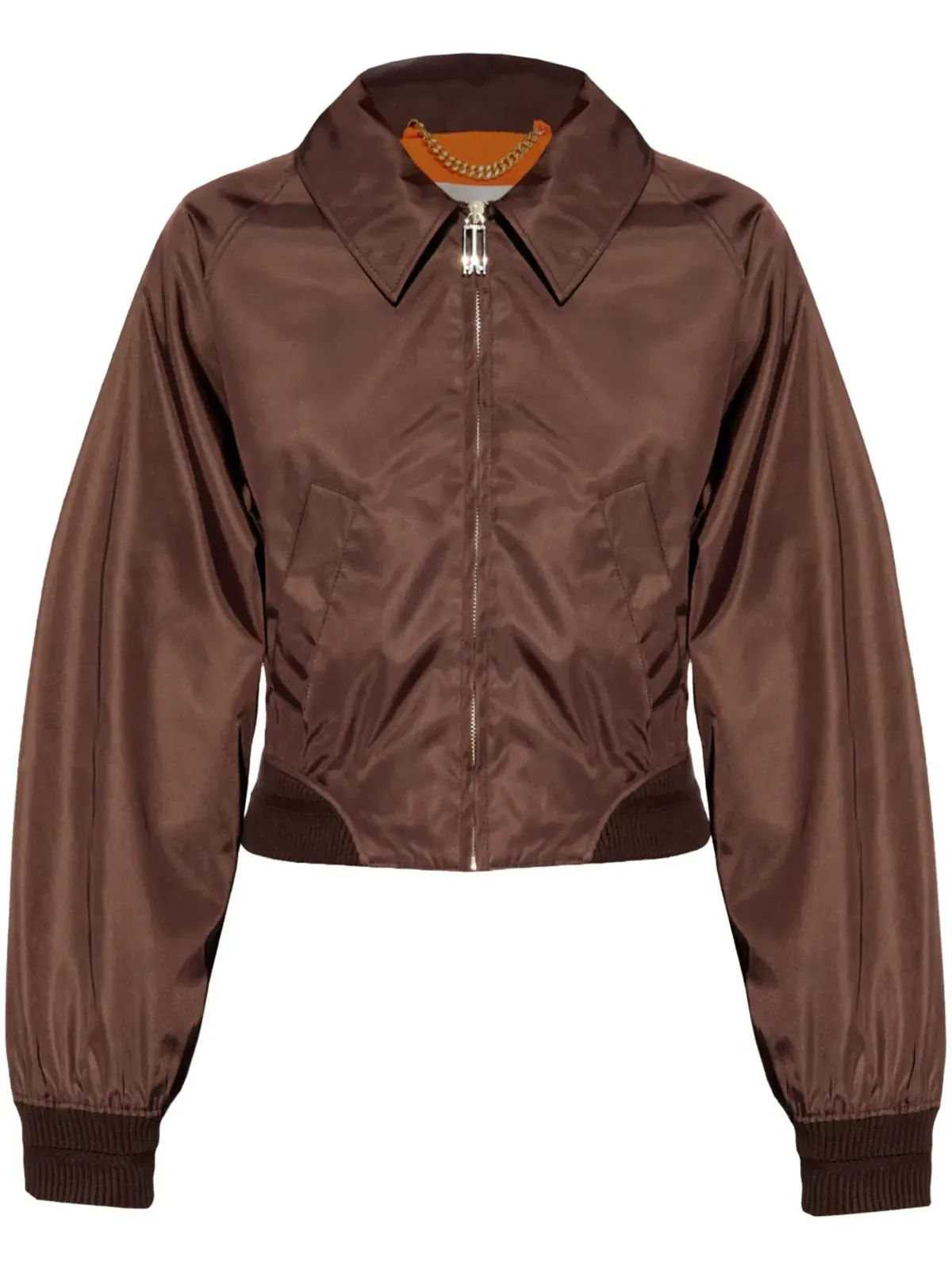 Victoria Beckham Harrington bomber jacket - Brown - 画像1