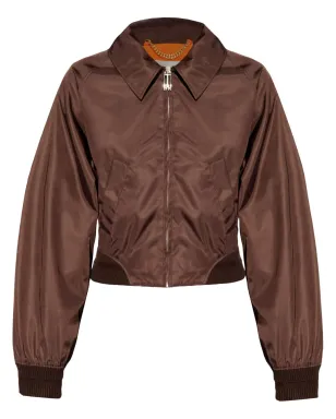 Victoria Beckham Harrington bomber jacket - Brown - サムネイル1