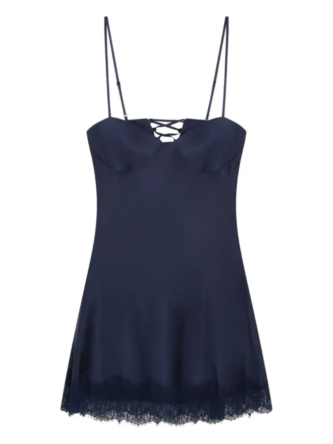 Donde Esteban Donde Esteban ミッドナイトミニドレス - ブルーの商品画像