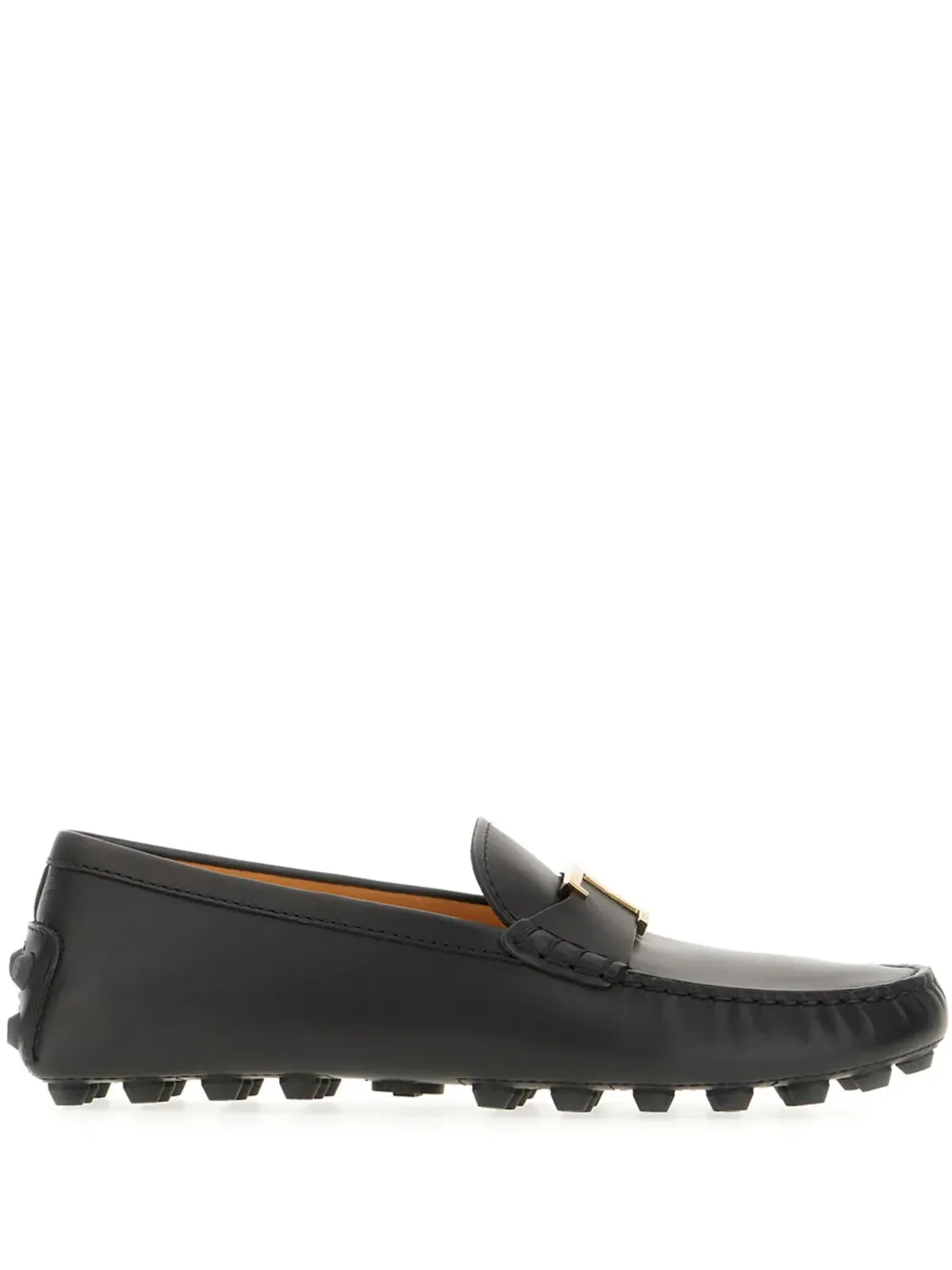 Tod's レター ロゴ ローファー ブラック - 画像1