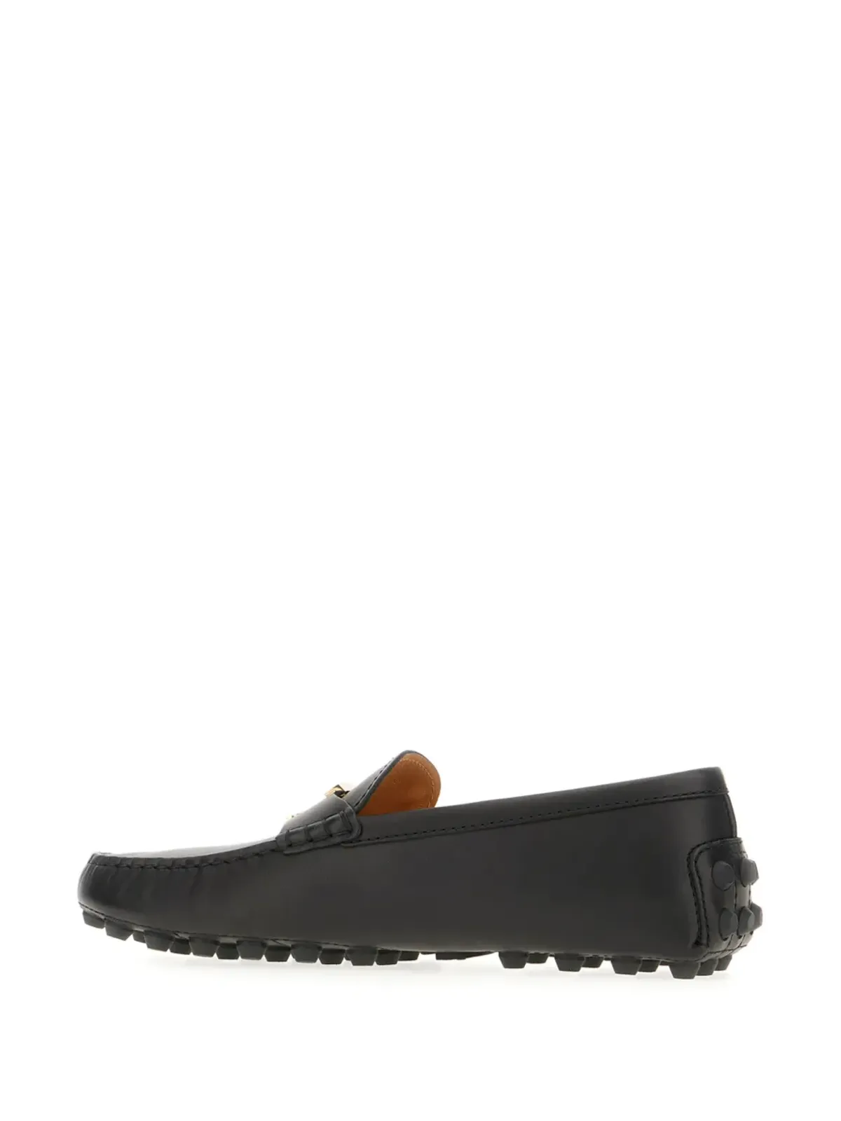 Tod's レター ロゴ ローファー ブラック - 画像3