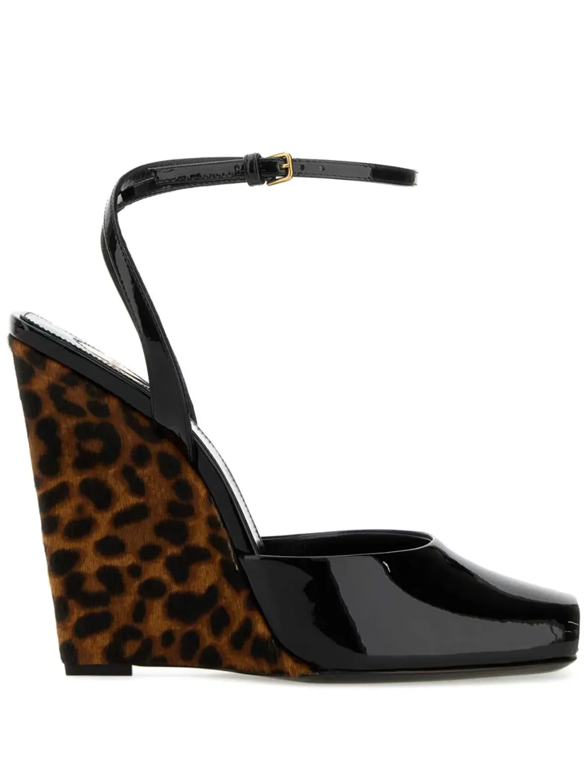 Saint Laurent 110mm La Scandale サンダル - ブラック - 画像1