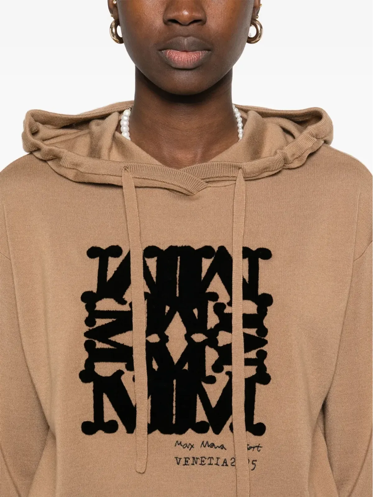 Max Mara フロックロゴ フーディー - 画像5