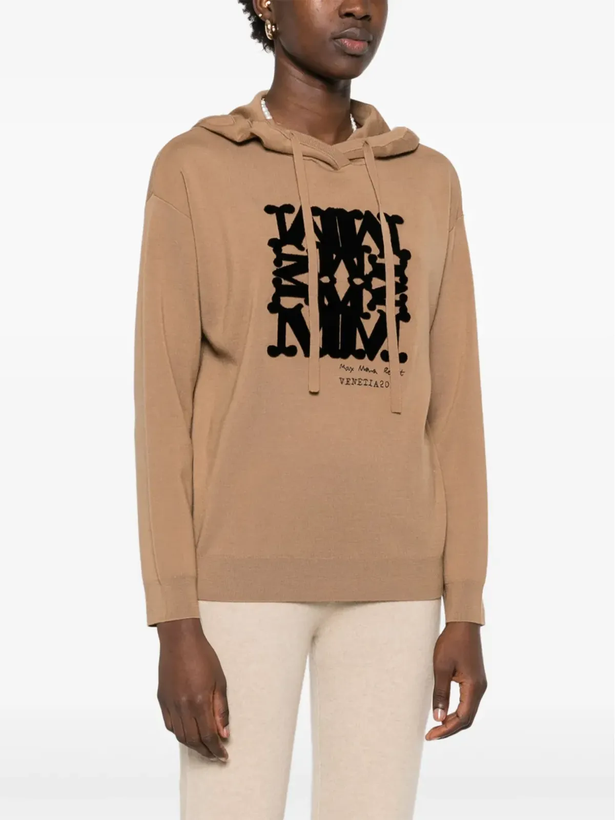 Max Mara フロックロゴ フーディー - 画像3