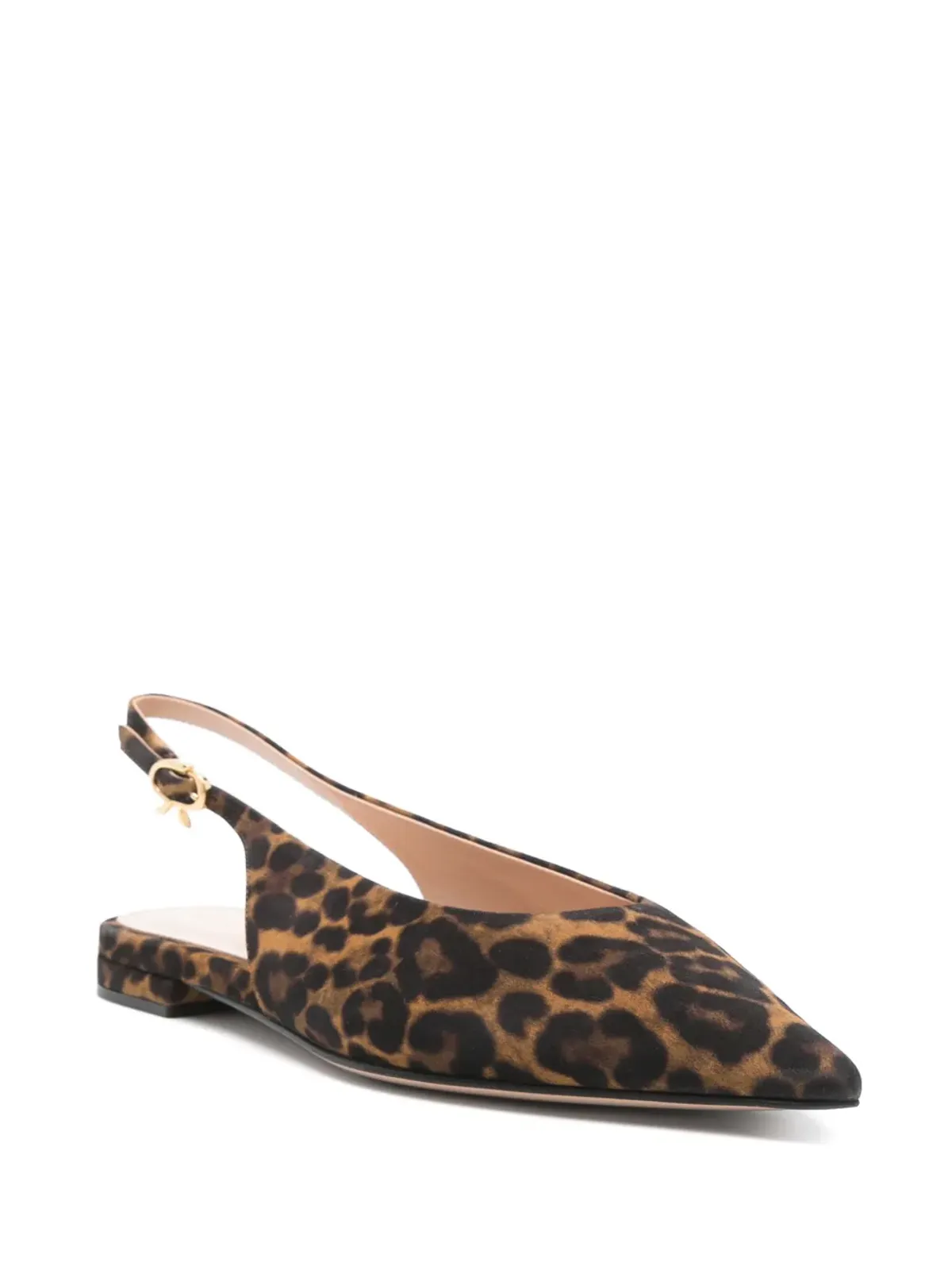Gianvito Rossi Robbie バレエフラット ブラウン - 画像2