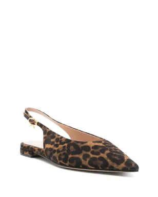 Gianvito Rossi Robbie バレエフラット ブラウン - サムネイル2