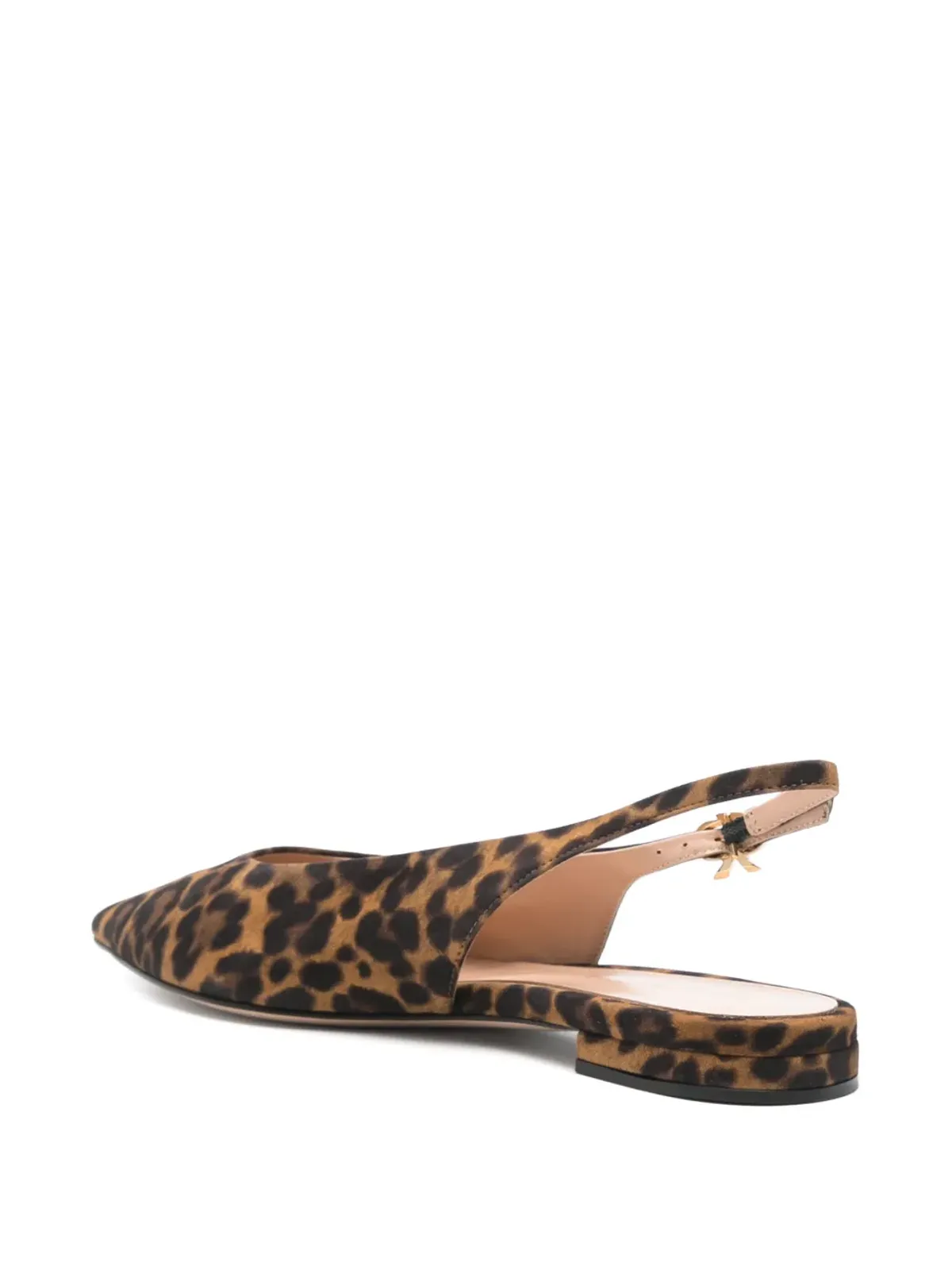 Gianvito Rossi Robbie バレエフラット ブラウン - 画像3
