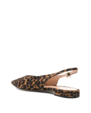 Gianvito Rossi Robbie バレエフラット ブラウン - サムネイル3