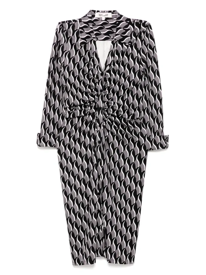 DVF Diane von Furstenberg DVF Diane von Furstenberg Sheska dress - Purpleの商品画像