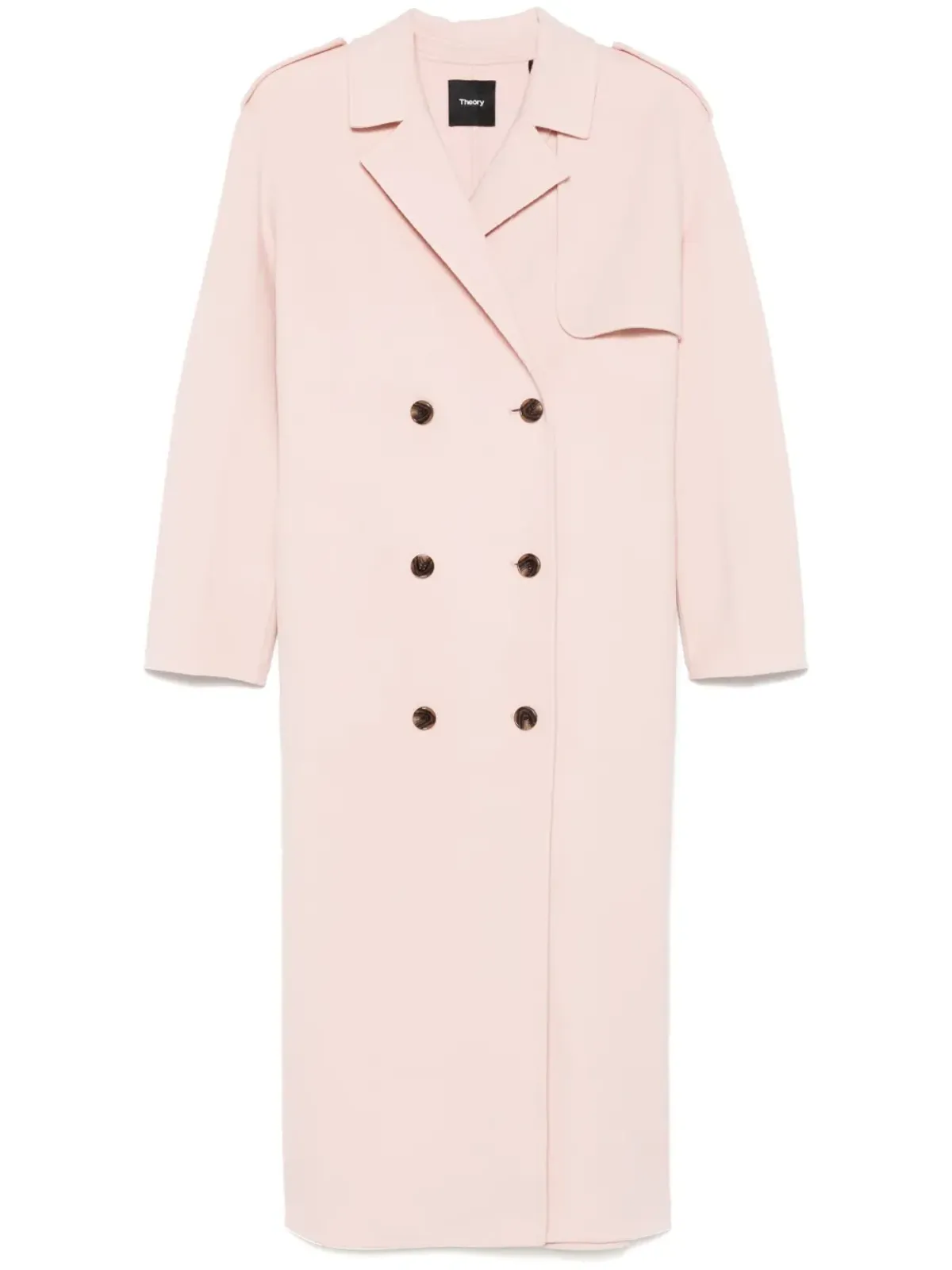 Theory ダブルブレストコート - 画像1